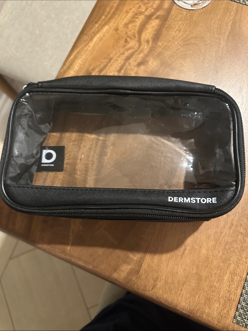 🆕 Dermstore Clear Beauty Travel Bag